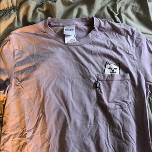lavender rip-n-dip t-shirt
